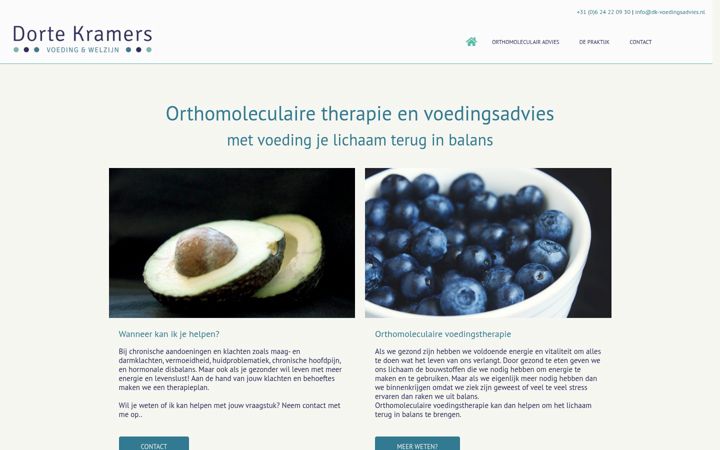 Snimka zaslona za dk-voedingsadvies.nl
