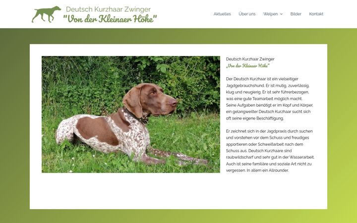 Screenshot of dk-von-der-kleinaer-hoehe.de
