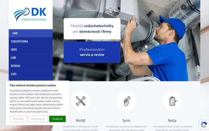 Snímek obrazovky dk-vzduchotechnika.cz