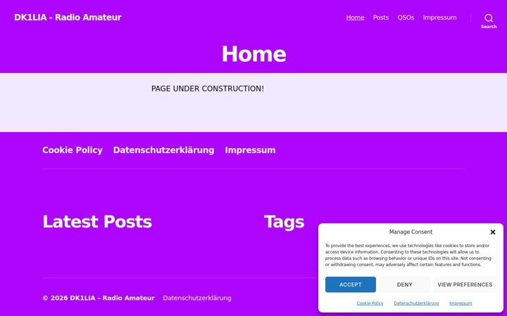 Screenshot of dk1lia.com