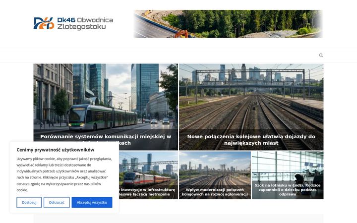 Kuvakaappaus sivustosta dk46-obwodnicazlotegostoku.pl