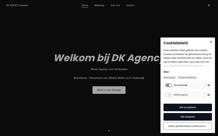 Skærmbillede af dkagency.net