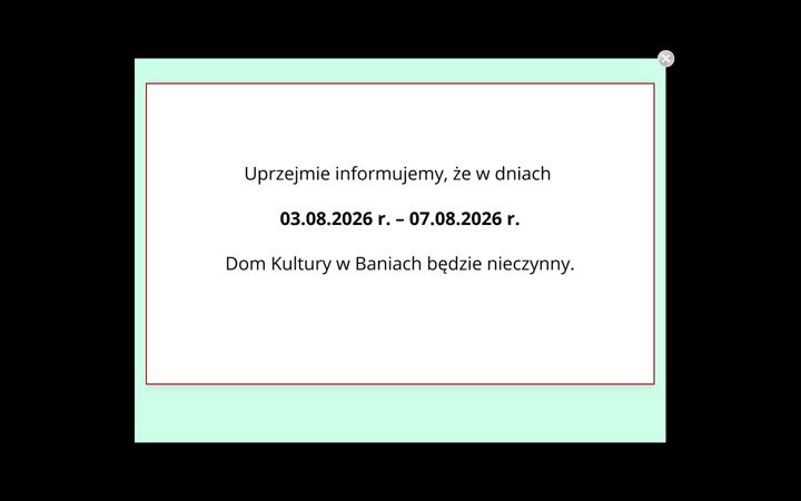 Kuvakaappaus sivustosta dkbanie.pl