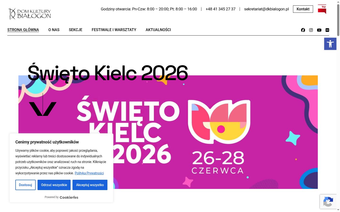 Kuvakaappaus suostumusbannerista, joka näytettiin ennen mitään vuorovaikutusta