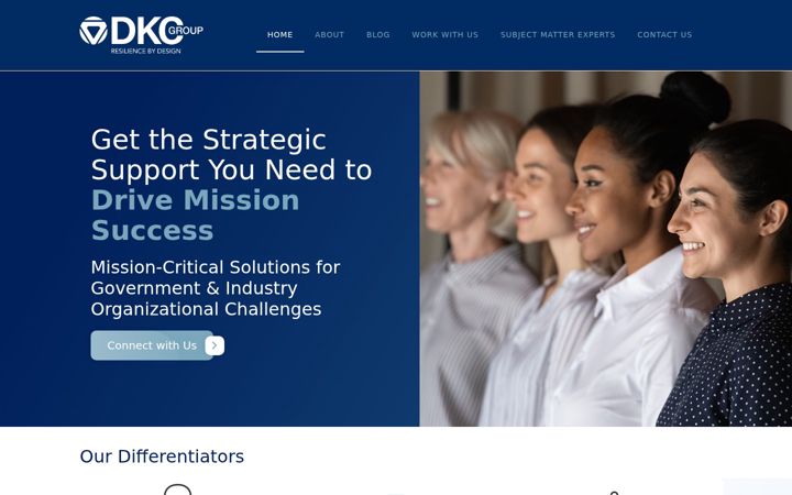 Screenshot of dkc.group