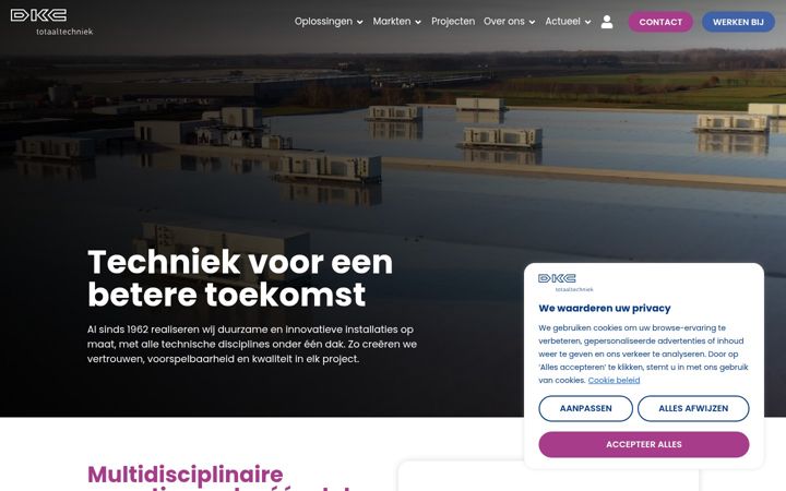 Snimka zaslona za dkc.nl