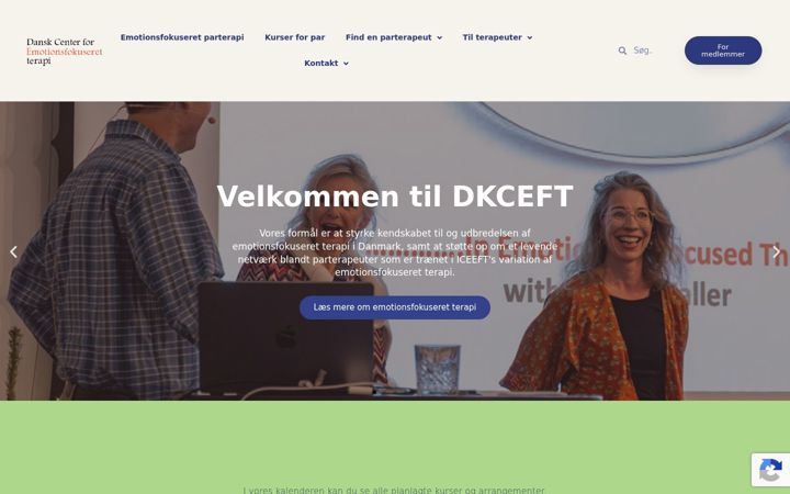 Kuvakaappaus sivustosta dkceft.dk