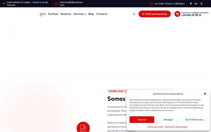 Screenshot of dkevolution.com