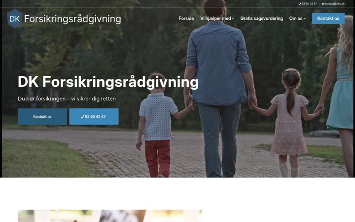 Kuvakaappaus sivustosta dkfr.dk