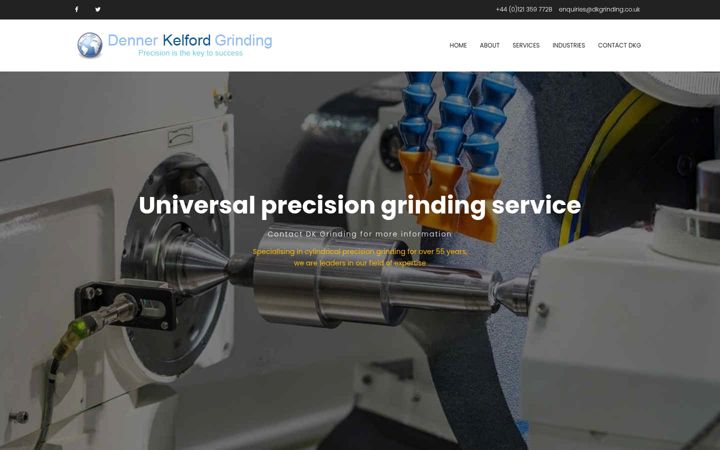 Screenshot of dkgrinding.co.uk