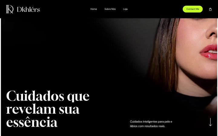 Screenshot stránky dkhlers.com.br