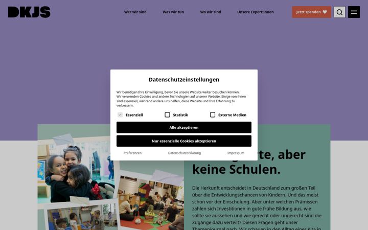 Screenshot of dkjs.de