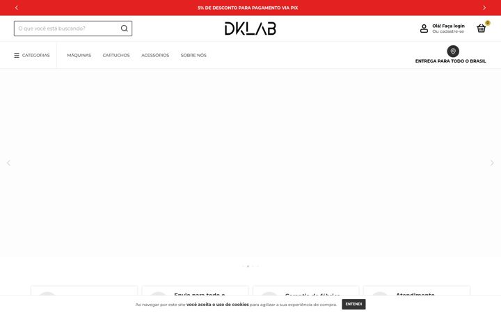 Screenshot of dklablatam.com