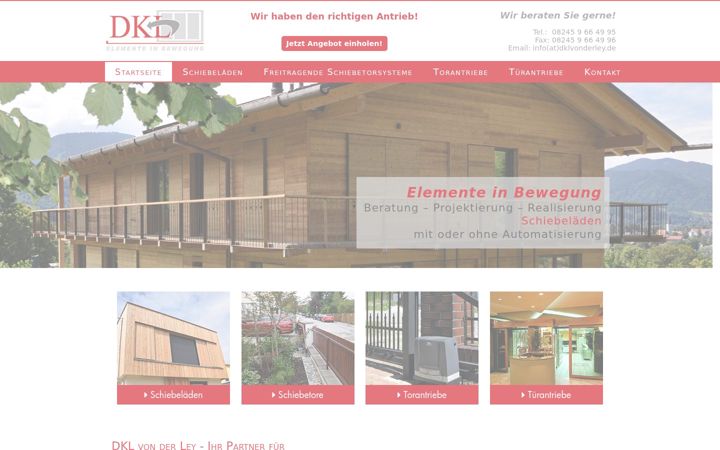 Screenshot of dklvonderley.de