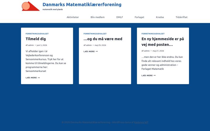 Captura de pantalla de dkmat.dk