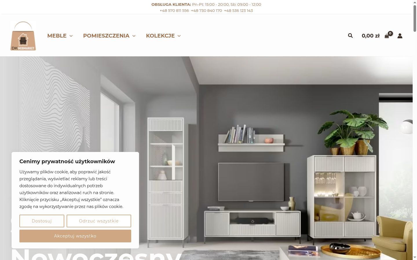 Sutikimo reklamjuostės, rodytos prieš bet kokią sąveiką, ekrano kopija