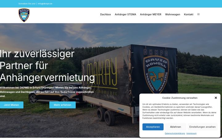 Screenshot of dkmpd.de