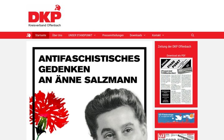 Ekrano kopija dkp-offenbach.de