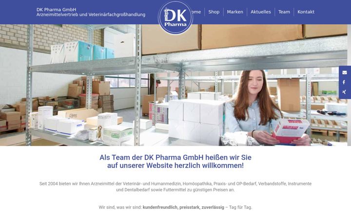 Ekrano kopija dkpharma-gmbh.de