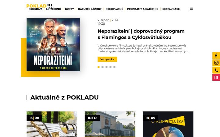 Snímek obrazovky dkpoklad.cz