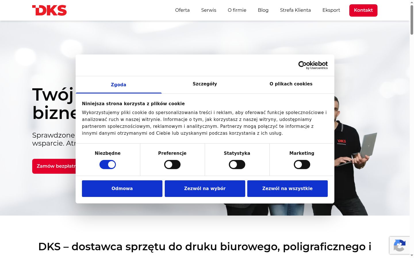 Captură de ecran a bannerului de consimțământ afișat înainte de orice interacțiune