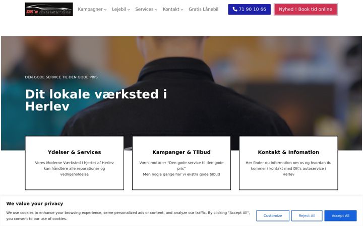 Posnetek zaslona dksautoservice.dk