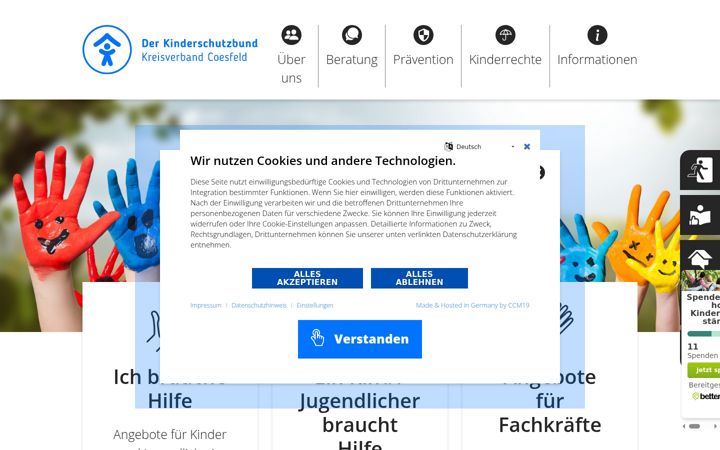 Screenshot του dksb-coe.de