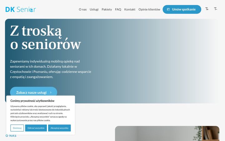 Ekrano kopija dksenior.pl