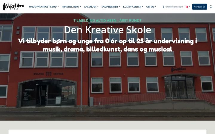 Posnetek zaslona dksfredericia.dk