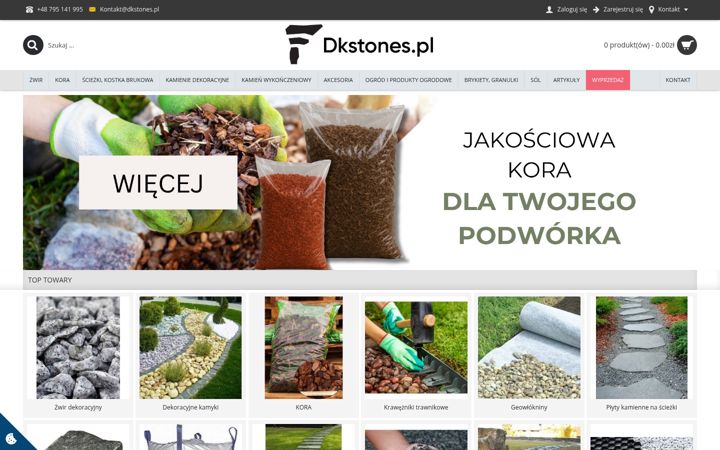 Ekrano kopija dkstones.pl