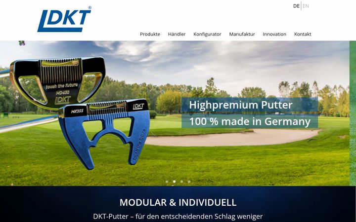 Screenshot of dkt-golf.de