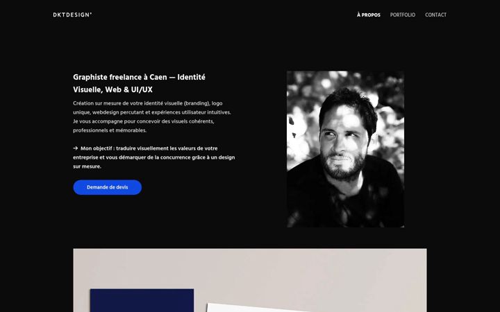 Screenshot of dktdesign.com