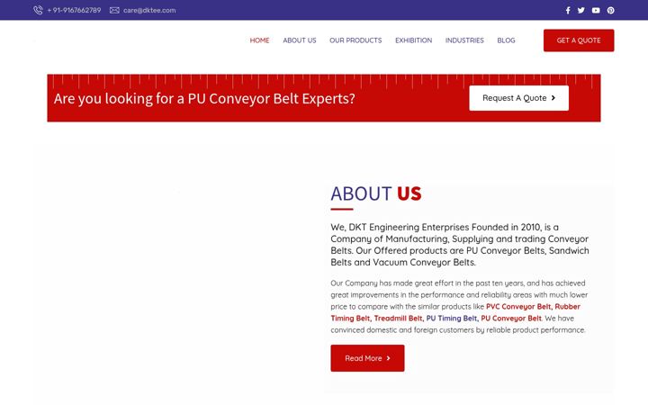 Screenshot of dktee.com