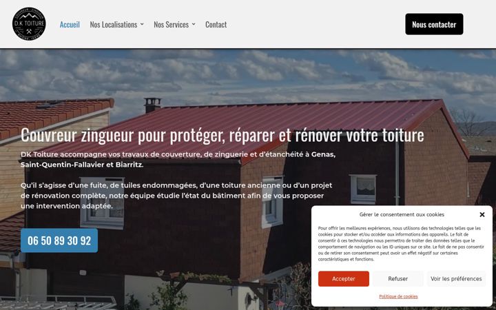 Ekrano kopija dktoiture.fr