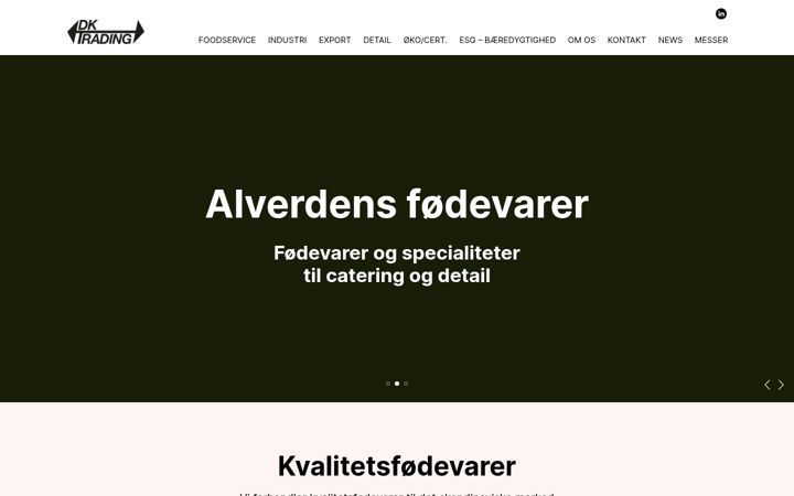 Posnetek zaslona dktrading.dk