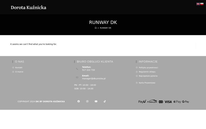 Screenshot of dkuznicka.pl
