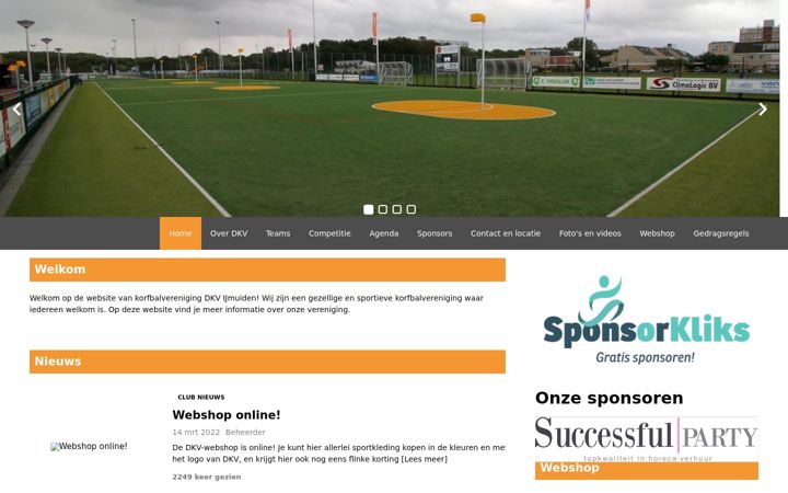 Screenshot of dkv-ijmuiden.nl