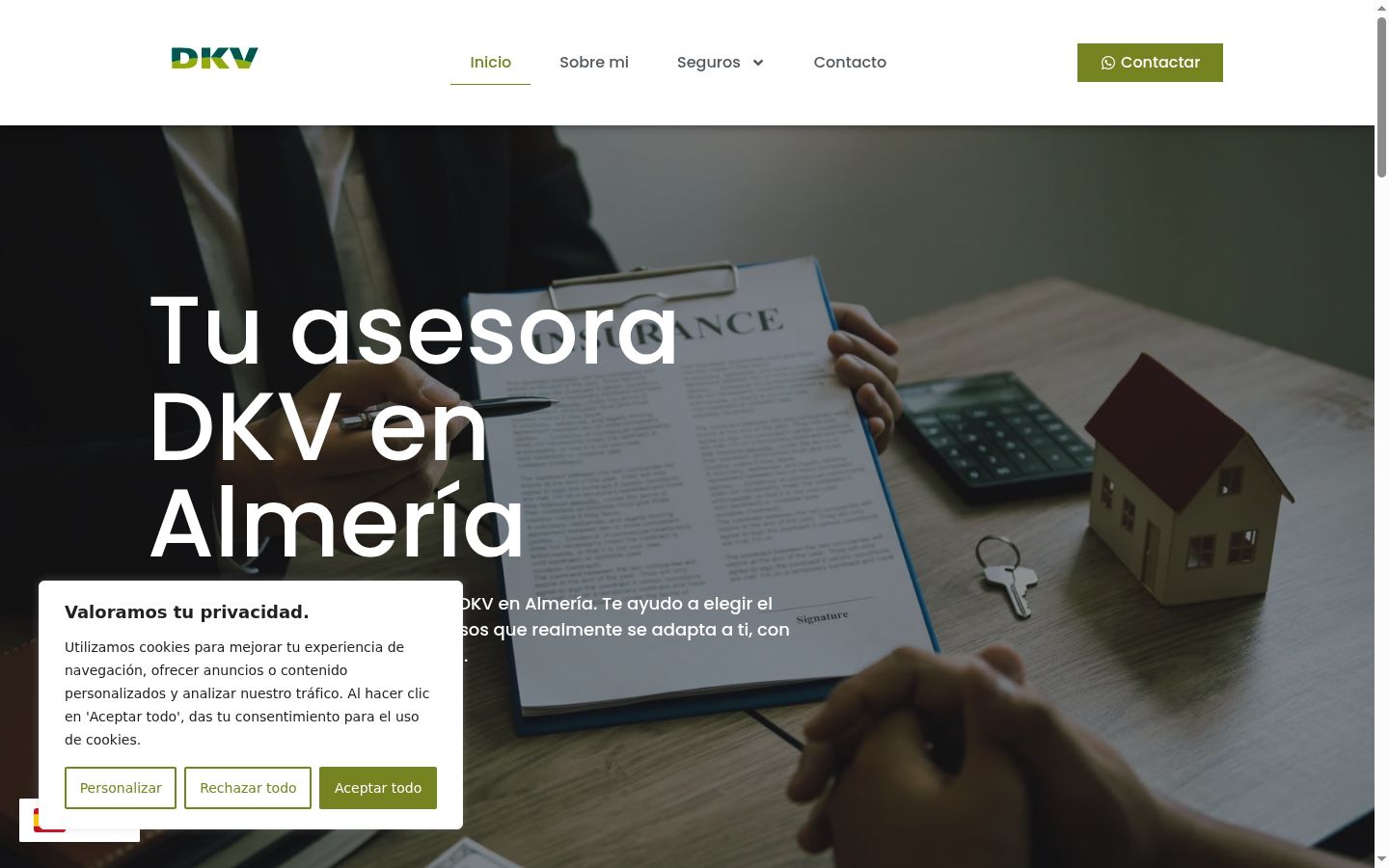 Snimka zaslona bannera za privolu prikazanog prije bilo kakve interakcije