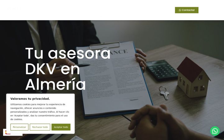 Screenshot of dkvsegurosalmeria.com