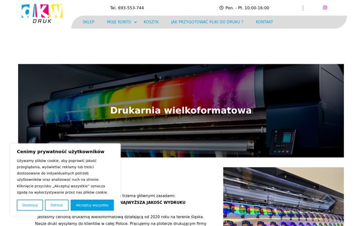 Ekrano kopija dkwdruk.pl