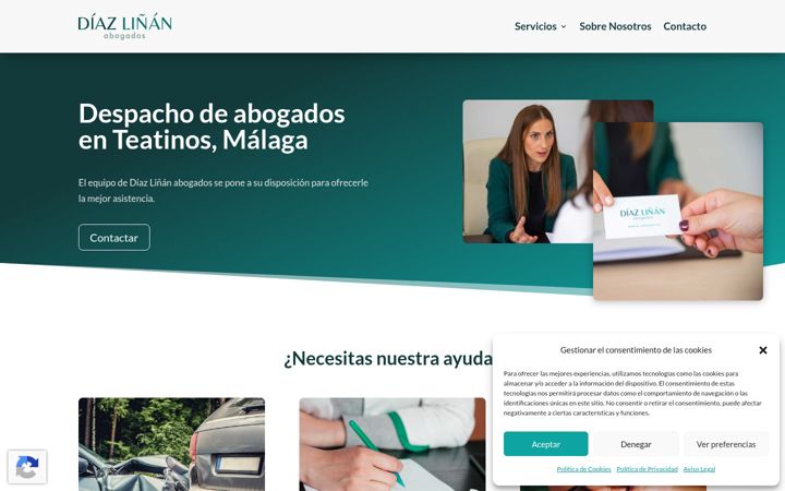 Screenshot of dl-abogados.com
