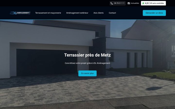 Ekrano kopija dl-amenagement.fr