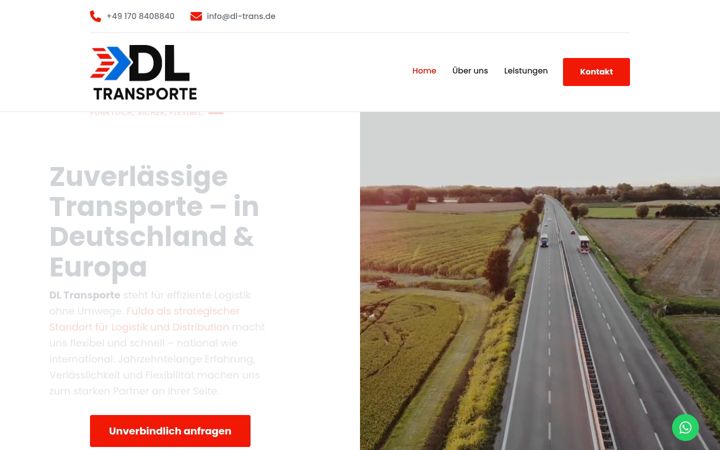 Screenshot of dl-trans.de