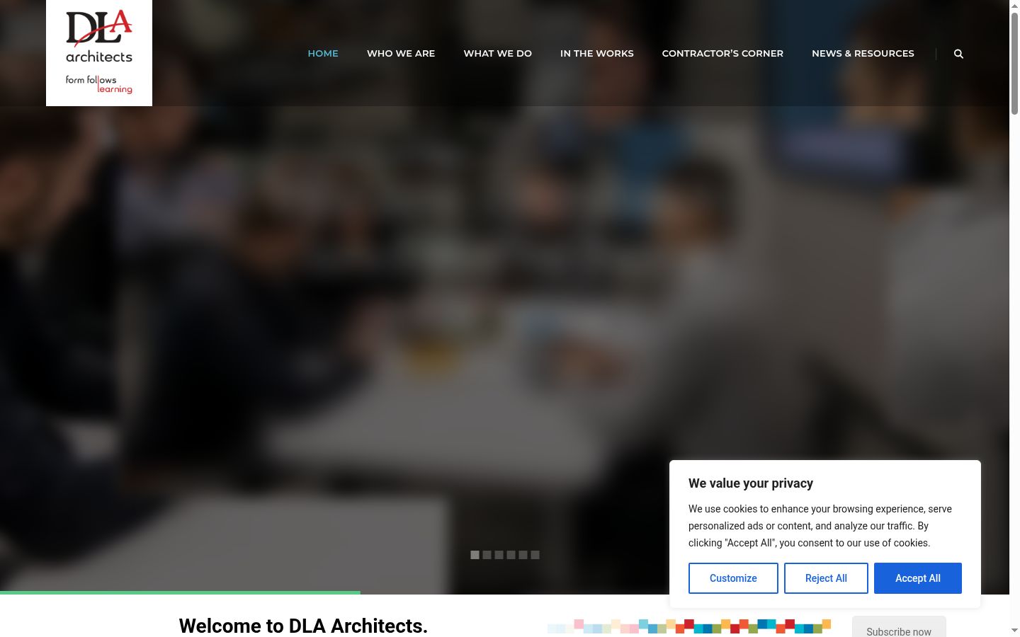 Capture d'écran de la bannière de consentement affichée avant toute interaction