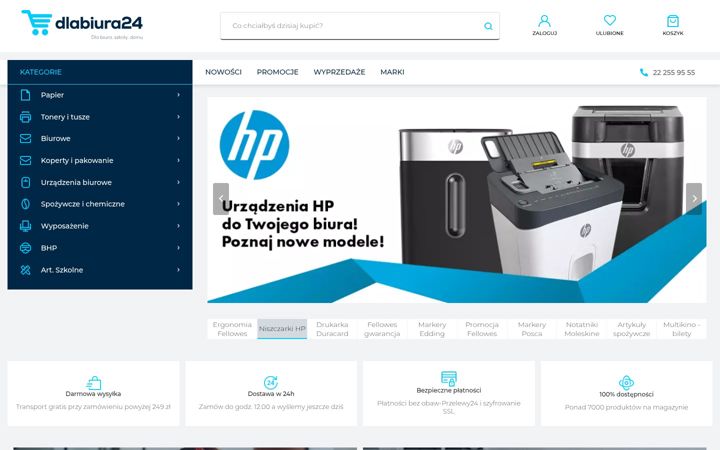 Captura de pantalla de dlabiura24.pl