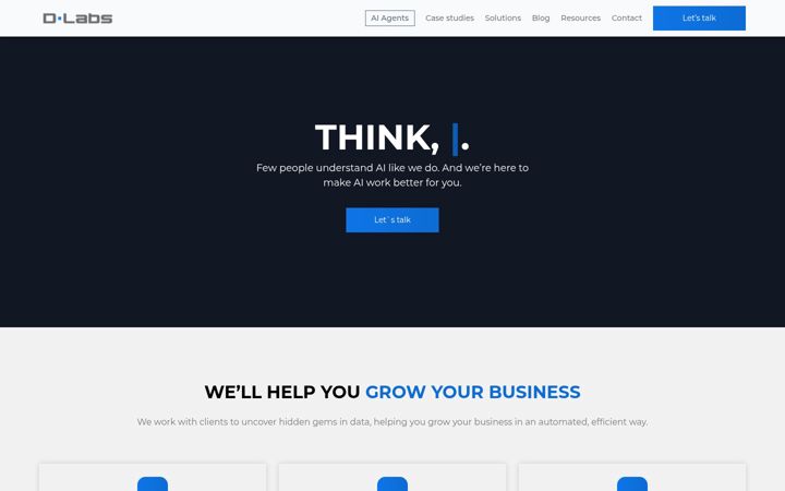 Screenshot of dlabs.ai