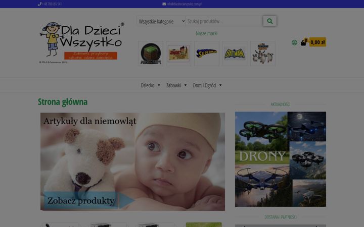 Captura de pantalla de dladzieciwszystko.com.pl
