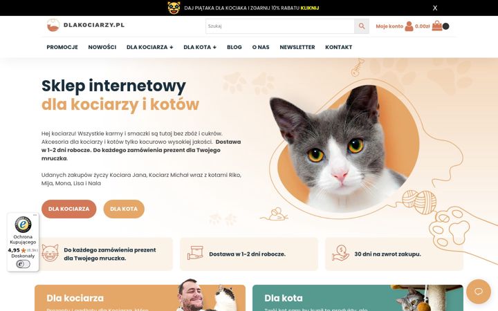 Snimka zaslona za dlakociarzy.pl