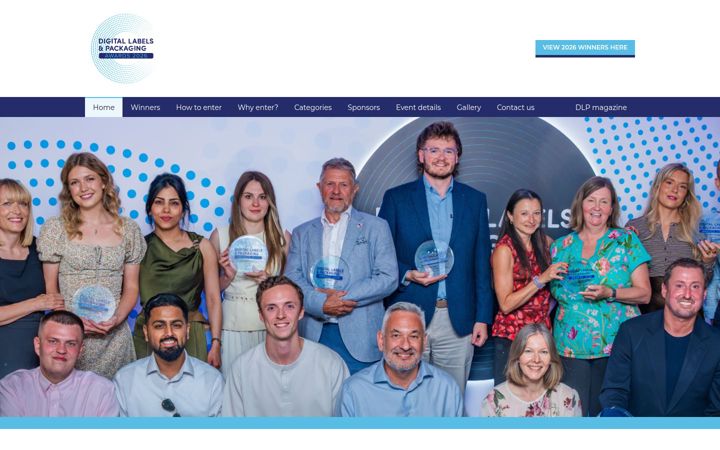 Screenshot of dlandpawards.com