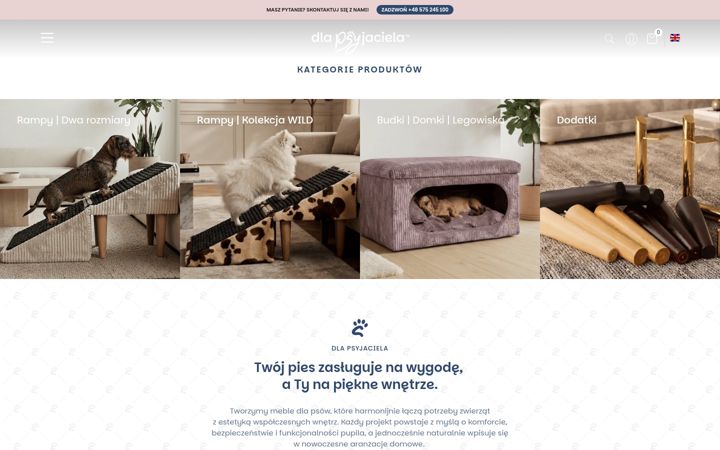 Screenshot di dlapsyjaciela.pl